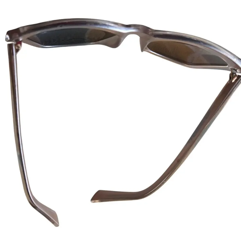 Crush Enchanted Sunglasses Taupe Brown Square Translucent Frame Lens Plastic